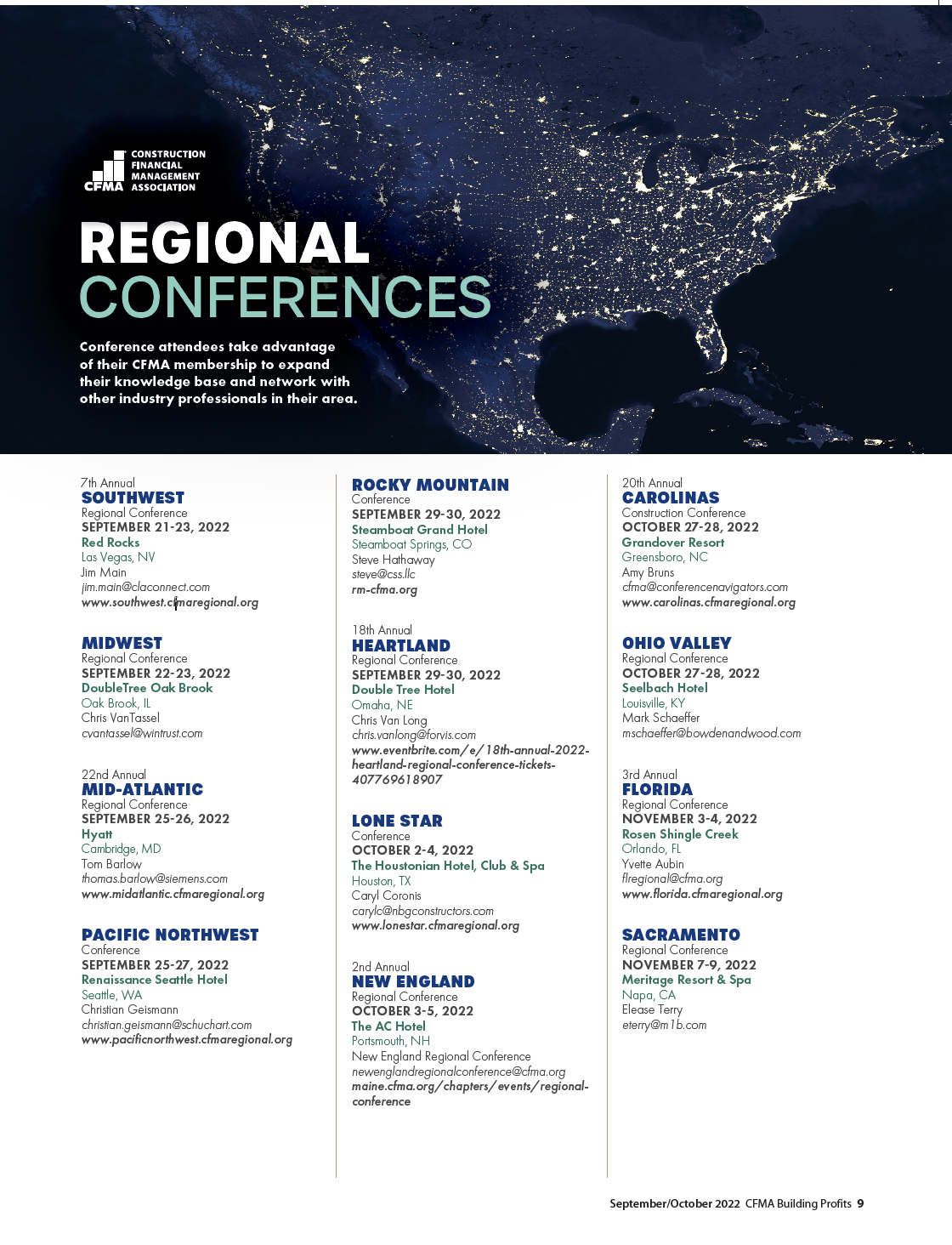 Regional Conferences Articles CFMA